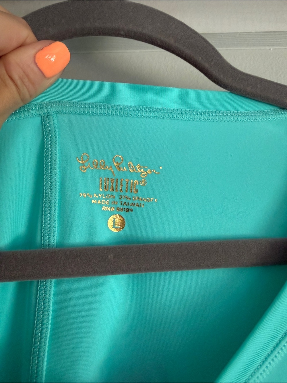 Lilly Pulitzer Luxletic Half-Zip Performance Top - Picture 3 of 7
